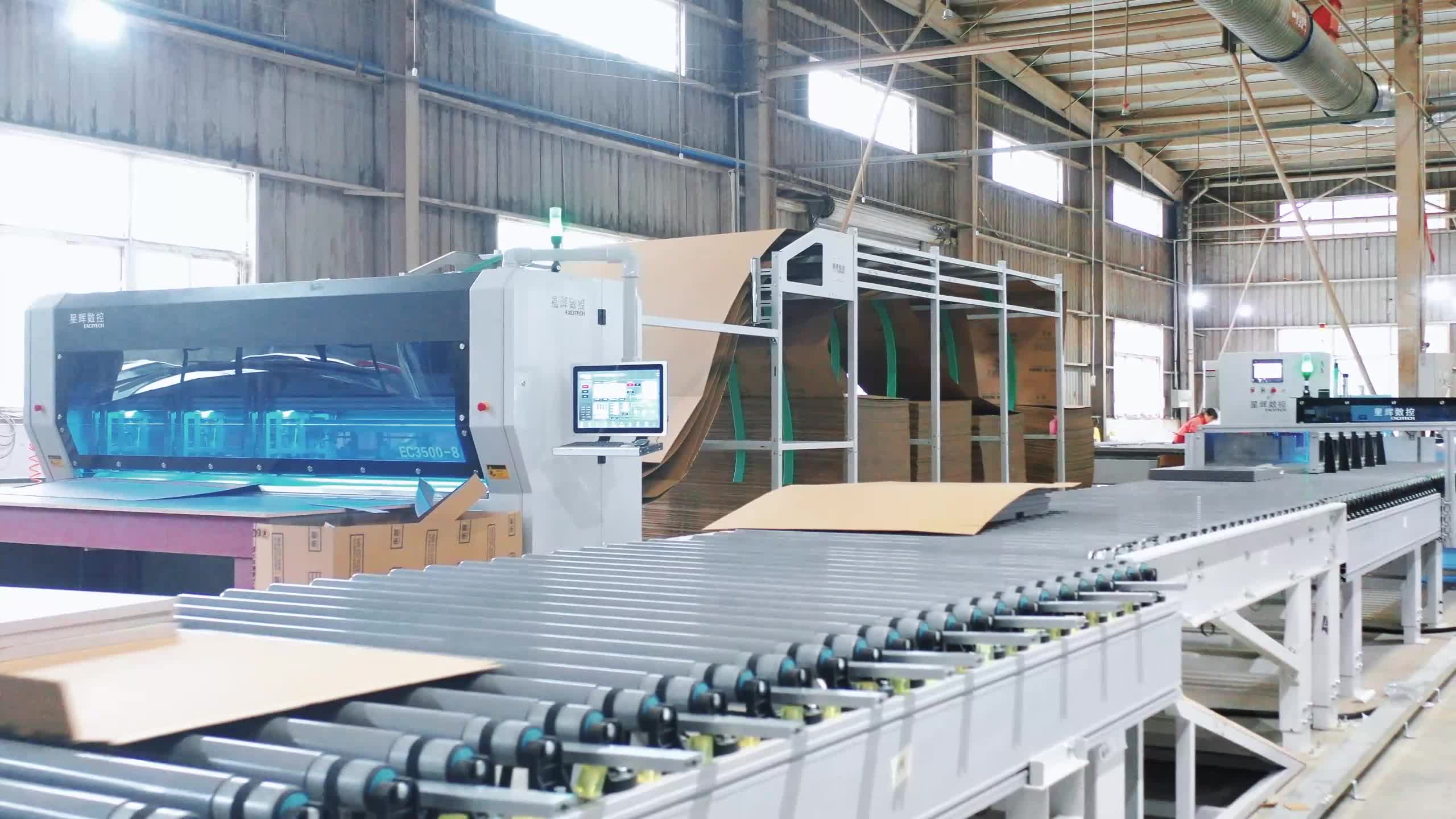 مشاركة الحالات من مشروع خط تغليف الانطباعات CNC CNC Sichuan Chengdu.